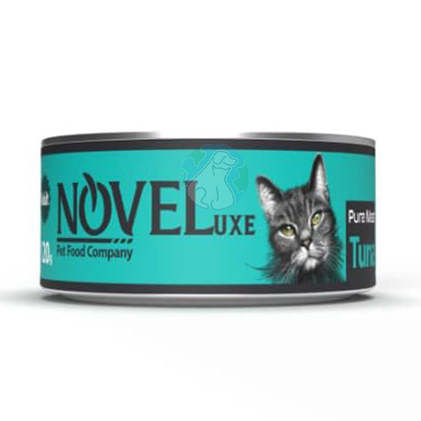 کنسرو نچرال ایرانی گربه طعم ماهی تن 120گرمی Novelux